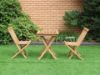 Picture of BALI Solid Teak - D60 Square Table with 2 Chairs