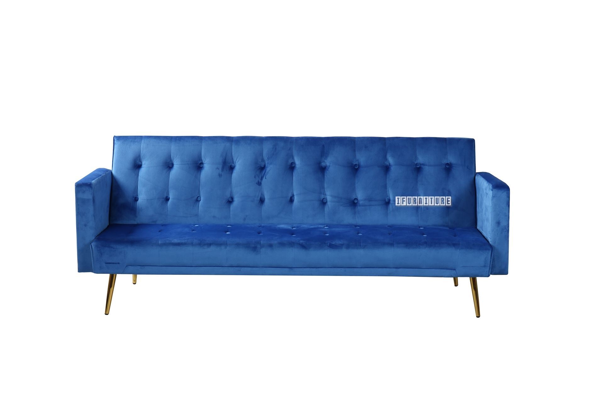 SOBER 3 Seater Sofa Bed *Blue Velvet