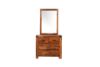 Picture of PHILIPPE 4-Drawer Dresser with Mirror - Dresser with Mirror