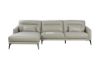 Picture of DREAMDOM 100% Genuine Leather Sectional Sofa (Beige)