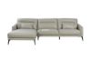 Picture of DREAMDOM Sectional Genuine Leather Sofa (Beige)