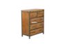 Picture of KANSAS 5-Drawer Tallboy (Acacia Wood)