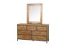 Picture of KANSAS 7-Drawer Dresser with Mirror - Dresser with Mirror