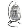 Picture of WHETZEL Rattan Outdoor Hanging Egg Chair