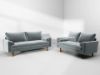 Picture of FAVERSHAM Sofa (Greyish Cyan) - 2 Seat