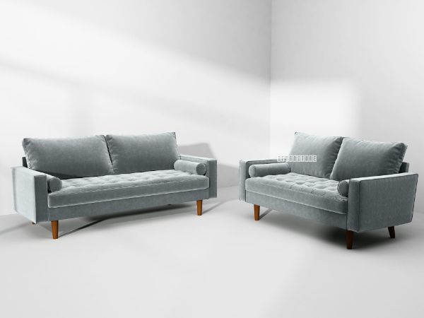 Picture of FAVERSHAM Sofa (Greyish Cyan) - 3+2 Set
