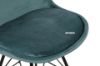 Picture of GAZEL Velvet Dining Chair in Black/Blue/Yellow/Green/Grey/Pink Colour