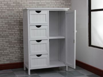 Picture of NORTON 4 DRW 1DR SMALL CABINET * WHITE