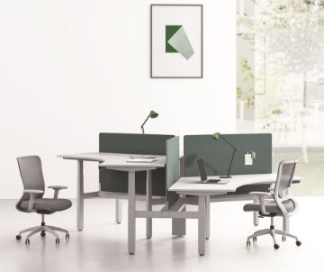Picture of UP1 TRIANGLE POD Height Adjustable Standing Desk System