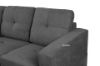 Picture of ADISEN L-Shape Sofa with Ottoman (Dark Grey)