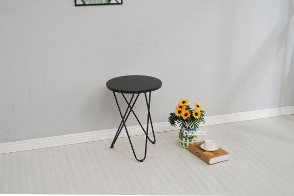 Picture of HAZLEWOOD Round Side Table (Black)