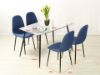 Picture of EVERLY 5PC Dining Set (Blue Chairs)