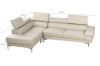 Picture of CLAUDIA Genuine Leather Sectional Sofa (Beige)
