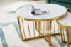 Picture of MONTROSE Marble Top Coffee/Side Table (Gold)