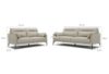 Picture of DREAMDOM 3+2+1+Ottoman Genuine Leather Sofa Range (Beige)