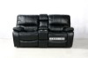 Picture of PASADENA Reclining Sofa Range in Air Leather (Black)