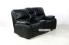 Picture of PASADENA Reclining Sofa Range in Air Leather (Black)