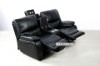Picture of PASADENA Reclining Sofa Range in Air Leather (Black)