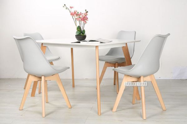 Picture of EFRON 1.2M/1.4M/1.6M 5PC Dining Set *Grey