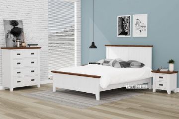 Picture of CAROL Solid Acacia 4PC Bedroom Combo in Double/Queen/King Size/Super King