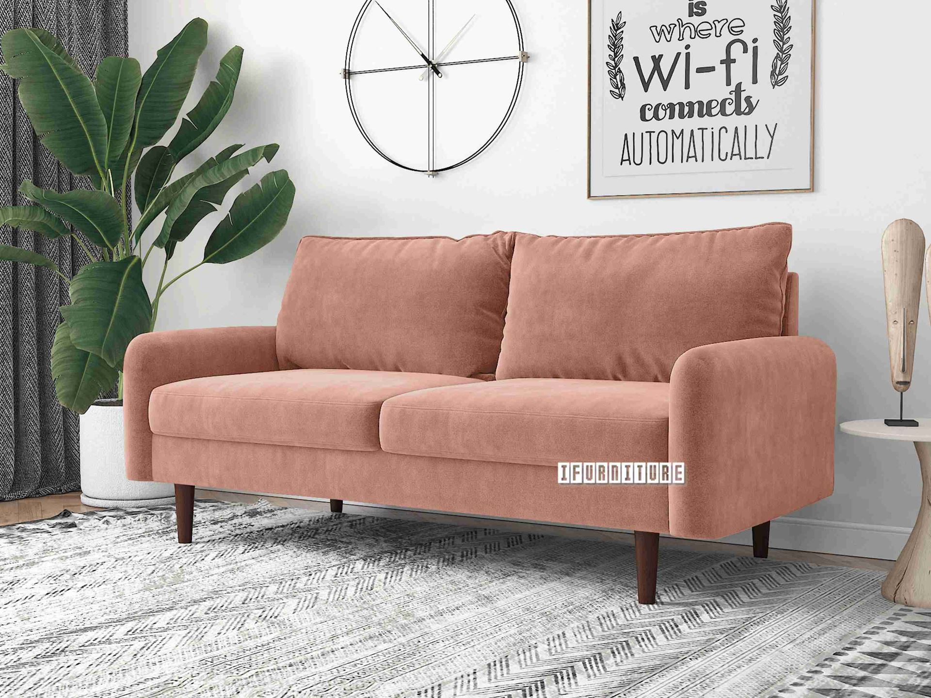 KAISON 3+2 SOFA RANGE *Rose
