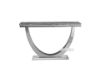Picture of NUCCIO 140 Marble Top Stainless Steel Console Table (Dark Grey)