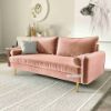 Picture of HENRY 3+2 Velvet Sofa Range (Rose)