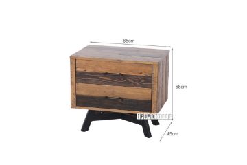 Picture of BARBADOS Reclaimed Timber Bedside Table