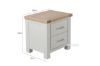 Picture of SICILY 2-Drawer Solid Wood with Ash Top Bedside Table 