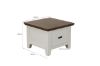 Picture of CAROL Solid Acacia Side Table