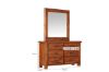 Picture of FOUNDATION 6-Drawer Dresser with Mirror (Rustic Pine)