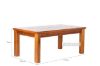 Picture of FOUNDATION 1.6M/1.8M/2.1M Dining Table (Rustic Pine)