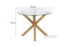 Picture of POLO Glass Round Dining Table - D100