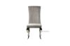 Picture of AITKEN Stainless Frame Velvet Dining Chair (Light Grey)