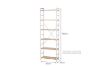 Picture of CITY 182x60cm Narrow Bookshelf (White)