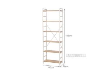 Picture of CITY 182x60cm Narrow Bookshelf (White)