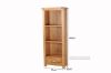 Picture of WESTMINSTER 180x70cm Solid Oak Bookshelf