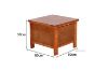 Picture of METRO Pine Side Table (Caramel)