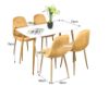 Picture of OSLO 5Pc Dining Set *Gold Velvet