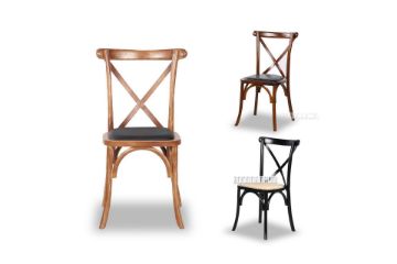 Picture of ALBION CROSS BACK DINING CHAIR*solid ash *NATURAL