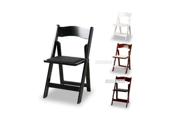 Picture of Retreat Foldable Dining Chair *Black/White/Light Brown/Dark Brown