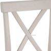Picture of COCAMO Cross Back Fabric Seat Oak Dining Chair *Grey