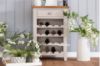 Picture of COCAMO Oak Top 1 DRW Wine Cabinet (Grey)