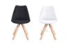 Picture of EIFFEL Beechwood Legs PU Seat Dining Chair (White) - Single