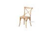 Picture of ALBION Solid Beech Cross Back Dining Chair with Rattan Seat (Natural Colour)