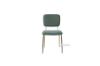 Picture of LASKY Gold Frame Fabric Dining Chair (Green) - 2PC in 1 Carton