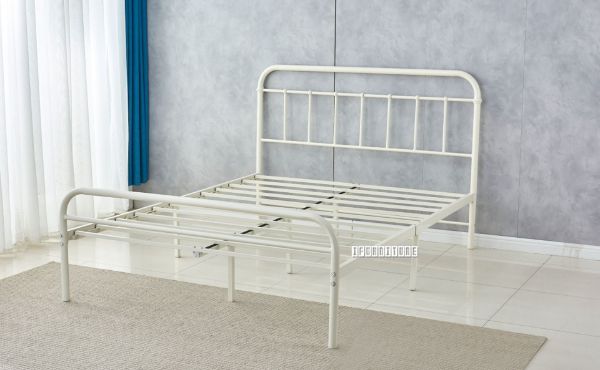 Picture of FLEMINGTON Steel Frame Bed Frame (White) - Double
