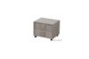 Picture of IBIZA 2-Drawer Fabric Bedside Table (Light Grey)
