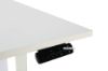 Picture of UP1 L-SHAPE Adjustable Height Desk (Oak Top White Frame) - 695-1185mm (150 Top)