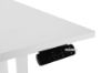 Picture of UP1 L-SHAPE Adjustable Height Desk (White Top White Base) - 695-1185mm (160 Top)